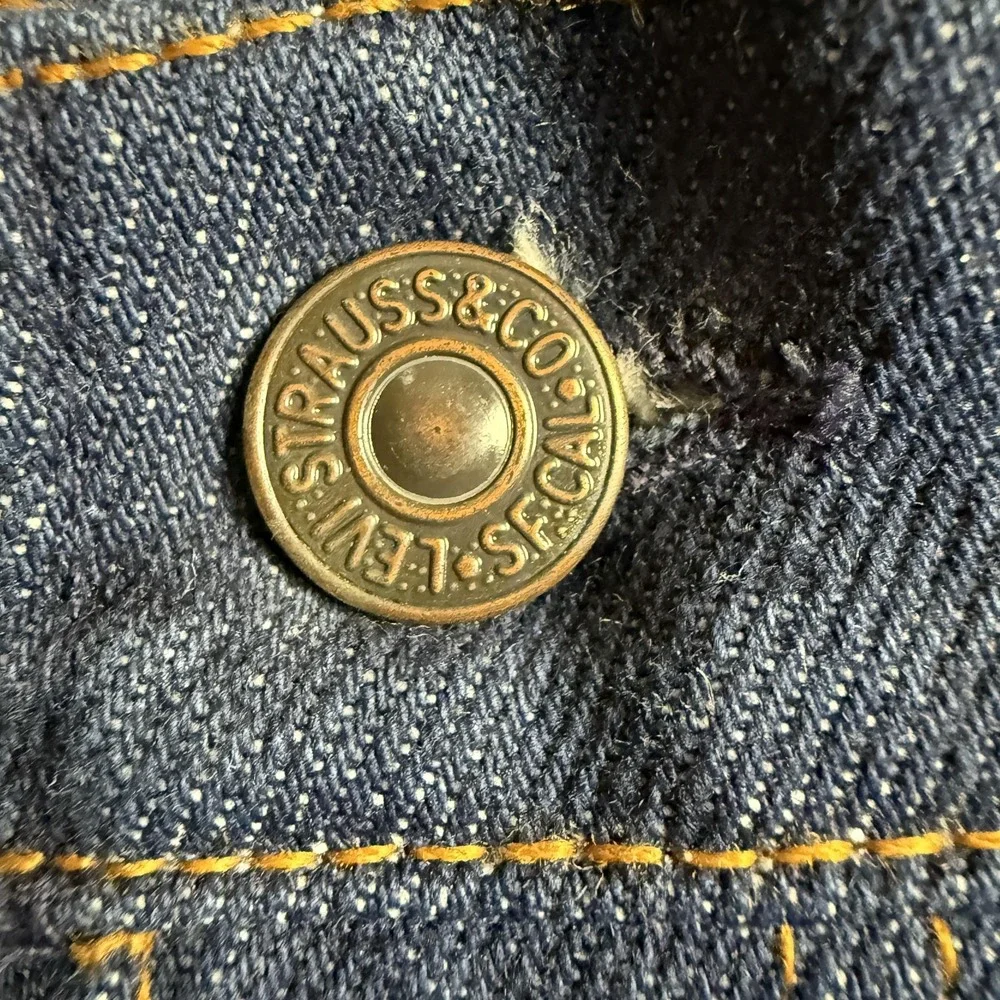 VTG 80s Levis 20508 Mens Jeans 34x30 Straight Leg Orange Tab Made USA Denim‎
